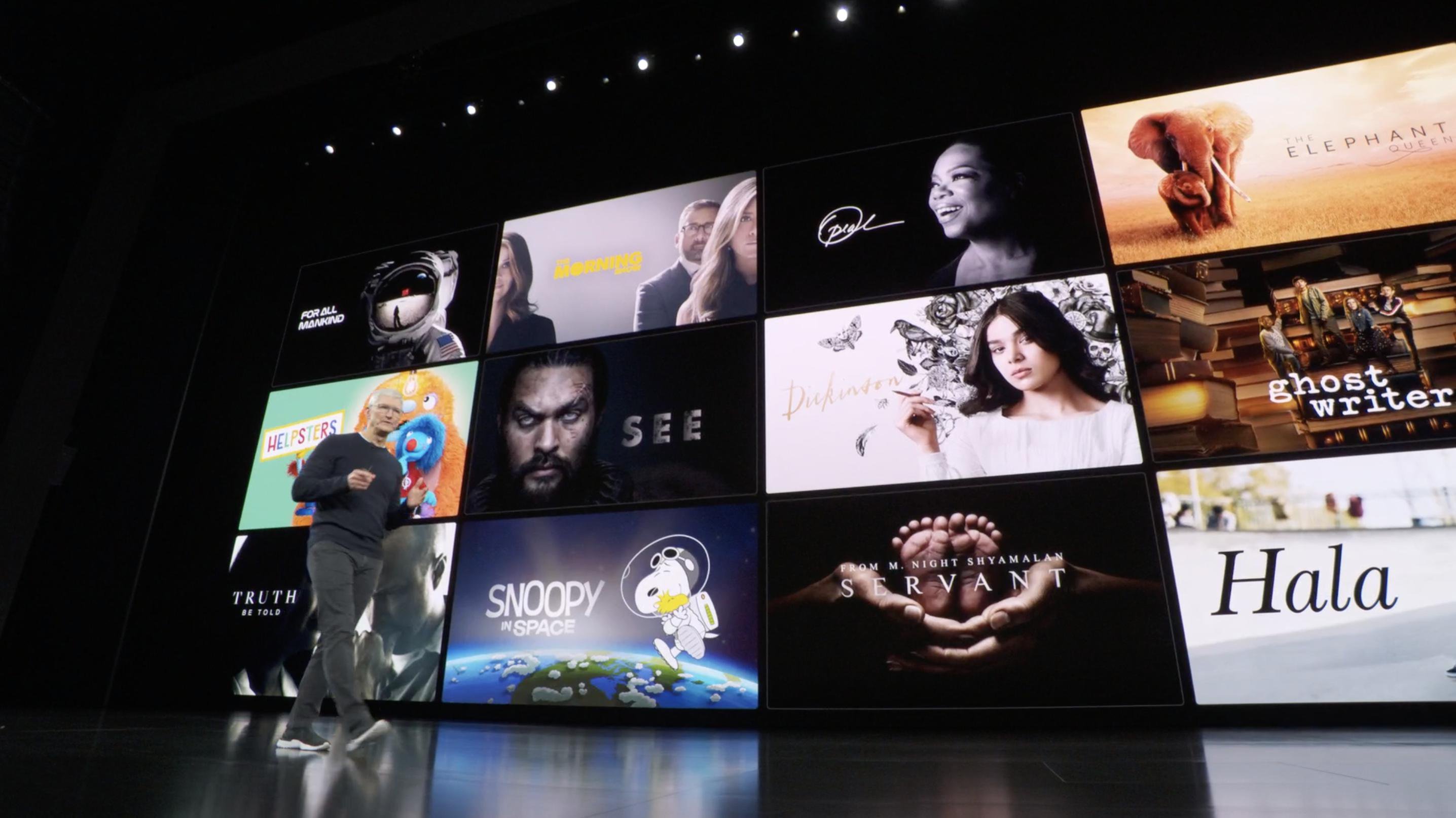 Keynote septembre 2019 : Tim Cook et les services (Apple TV Plus+)
