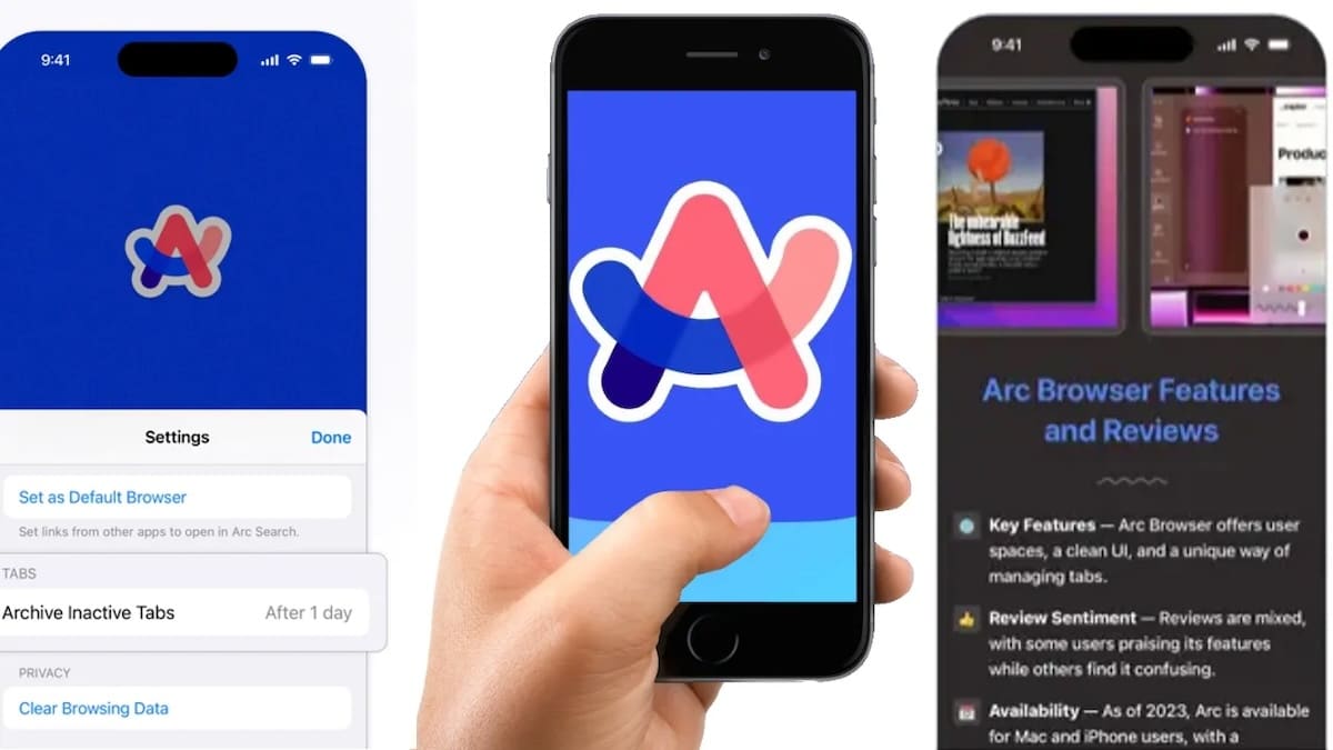 Arc Search le nouveau moteur de recherche iPhone