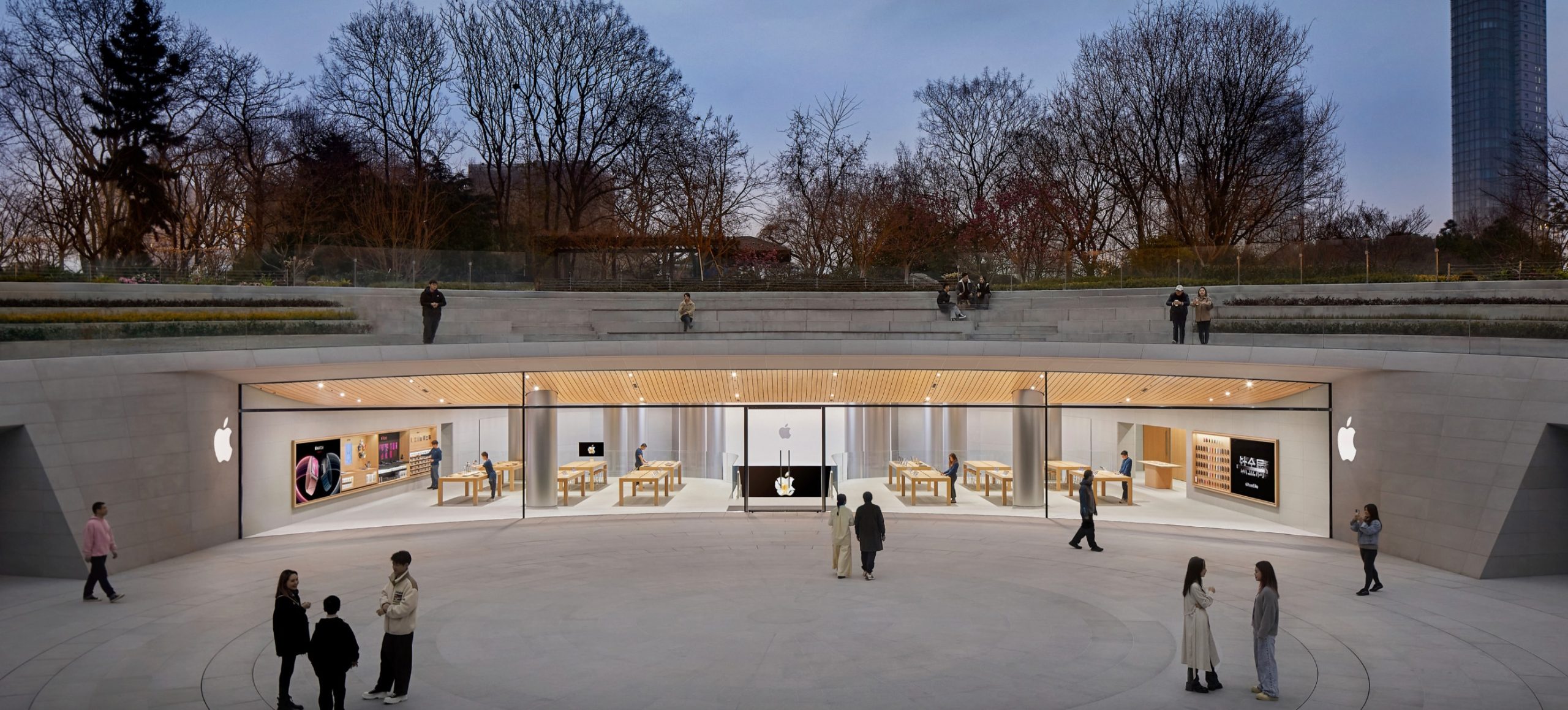 Apple Store Jing'an à Shanghai, Chine