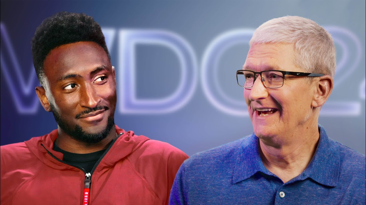 Marques Brownlee interviewe Tim Cook à la WWDC 2024