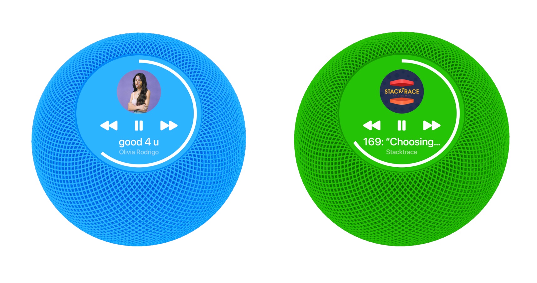 Concepto de diseño de HomePod mini con pantalla