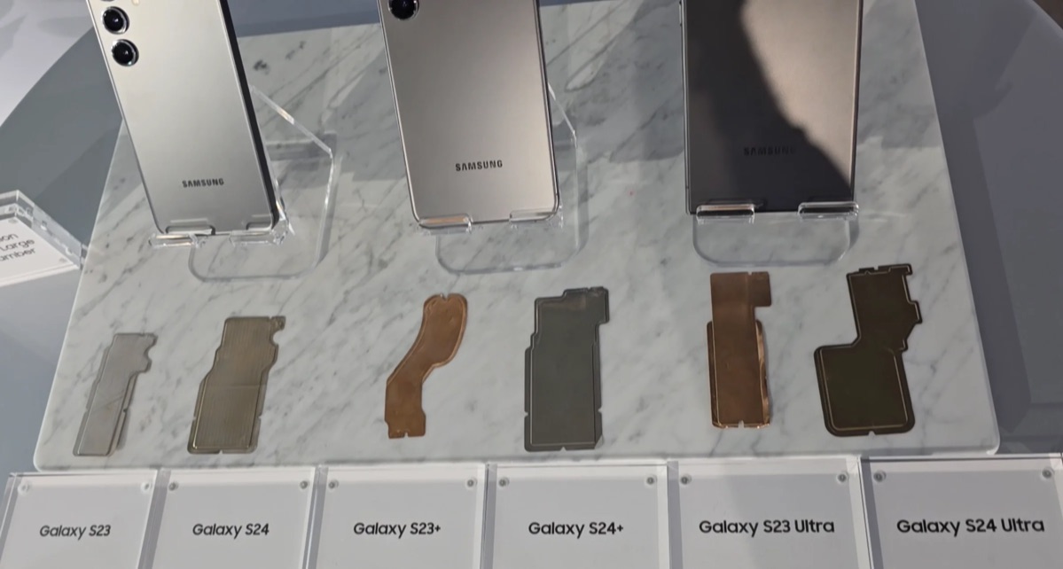 Chambres à vapeur de plusieurs galaxies Samsung