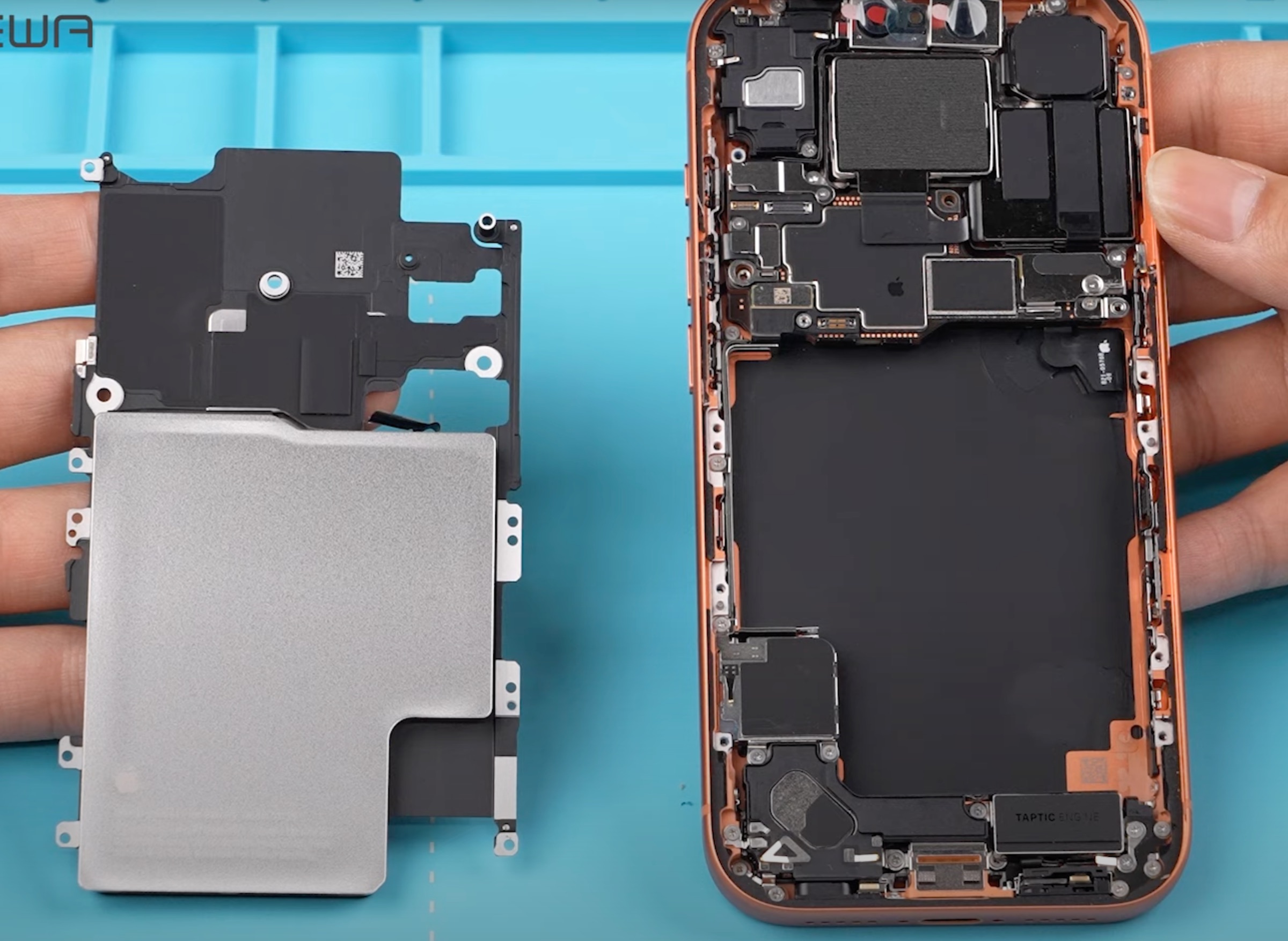 iPhone 17 Pro à l'intérieur