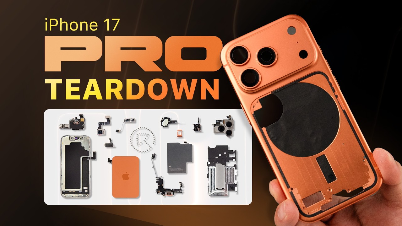 Ceci est l'iPhone 17 Pro à l'intérieur: Apple a tout changé, nous avons un design d'intérieur totalement nouveau