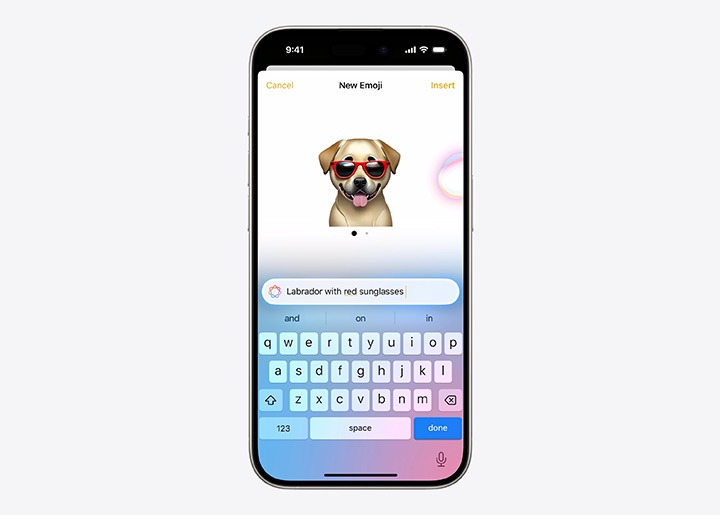 Genmoji, système pour générer un emoji avec l'IA