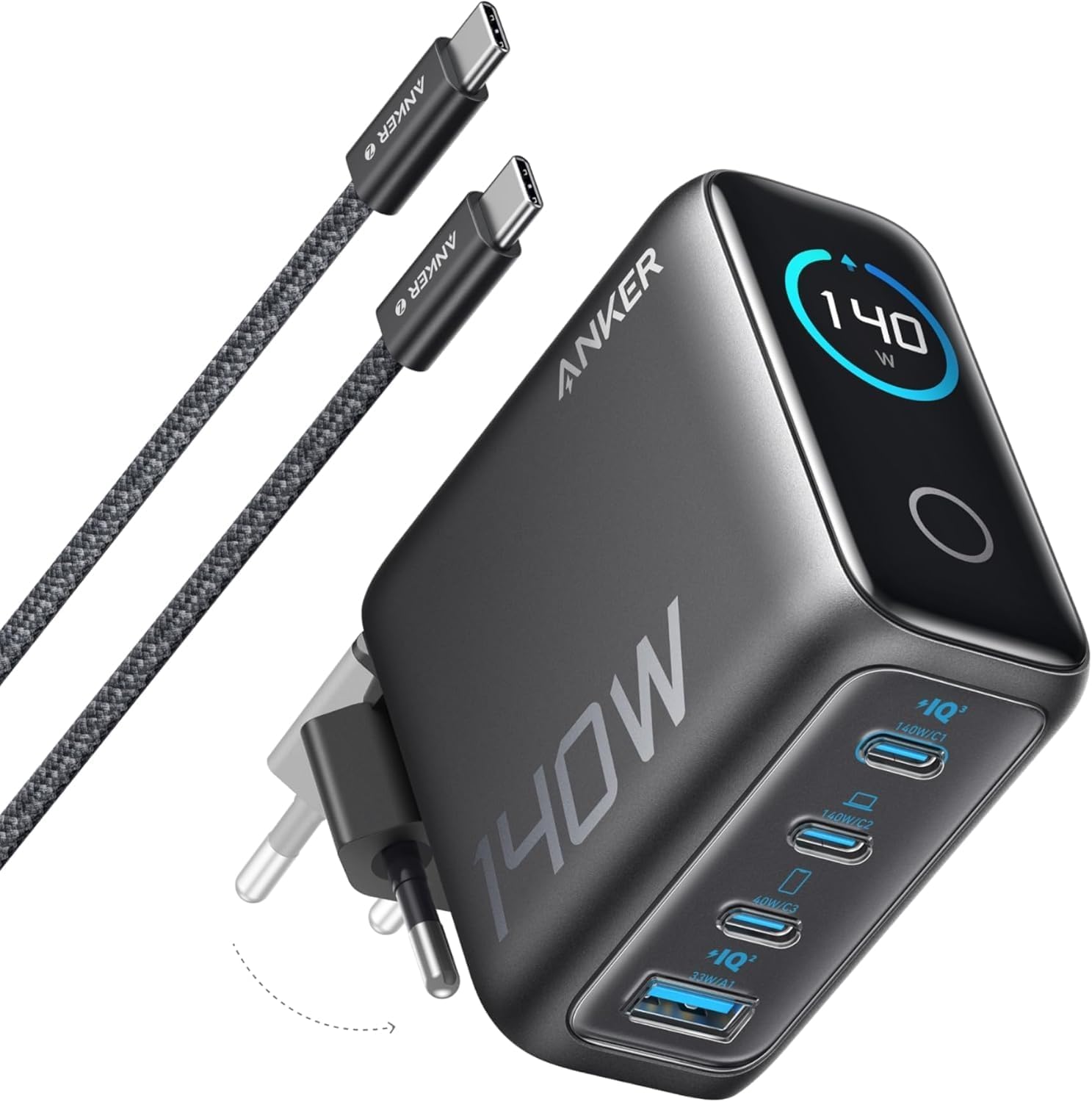 Chargeur Anker USB C Charge Rapide 140W