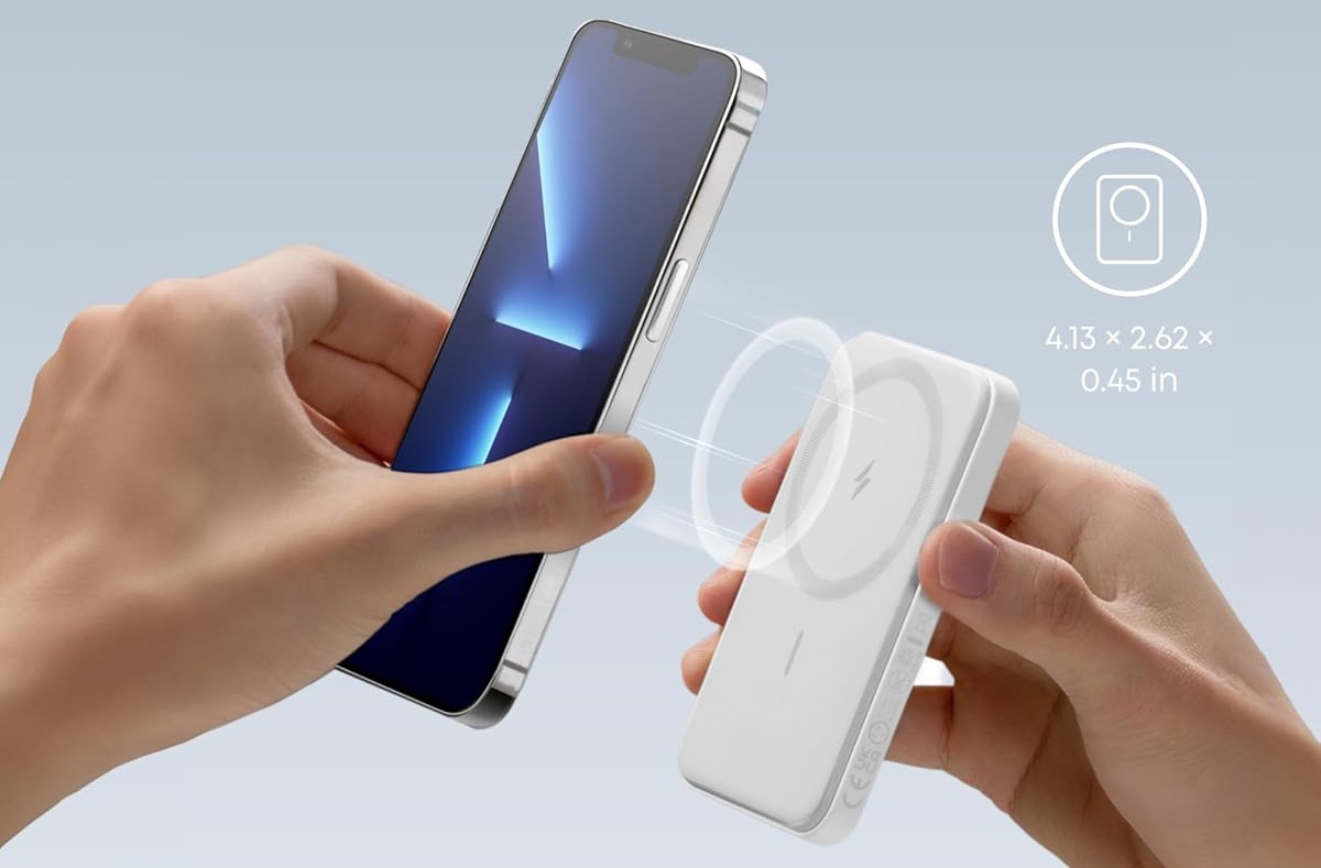 Batterie Anker 621 avec système de chargement sans fil MagSafe avec ajustement magnétique