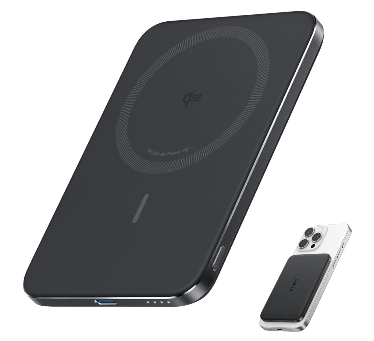 Anker Nano certifié Qi2 15W Power Bank Magsafe batterie externe ultra-mince 5000 mAh