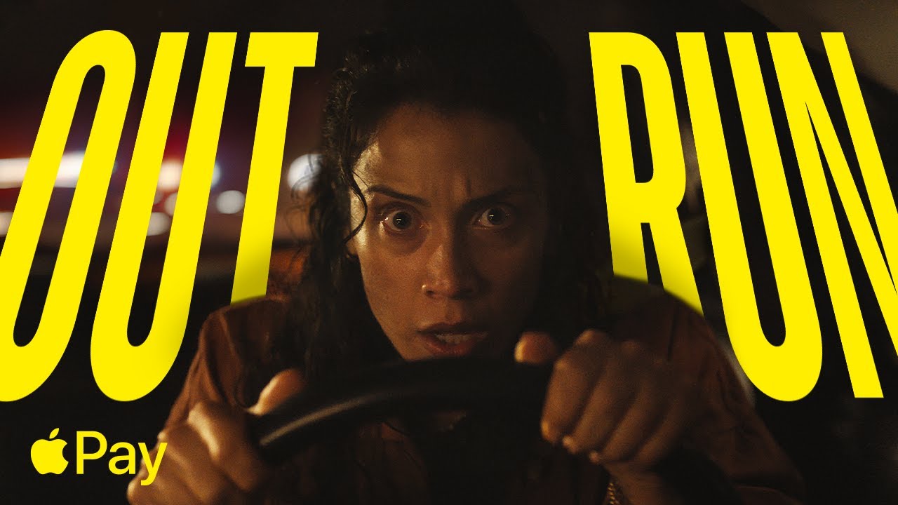 Nouvelle publicité Apple TV pour promouvoir Apple Pay : Outrun