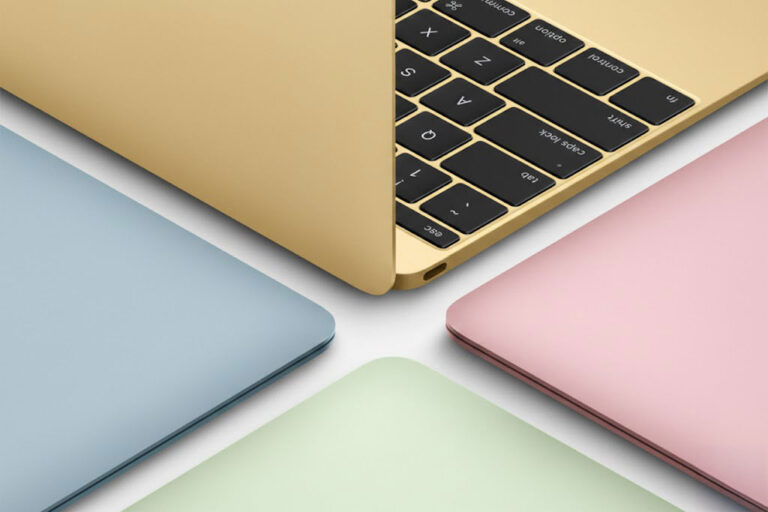 Les nouveaux MacBook low-cost arriveront dans les mêmes couleurs que le logo d'invitation Apple