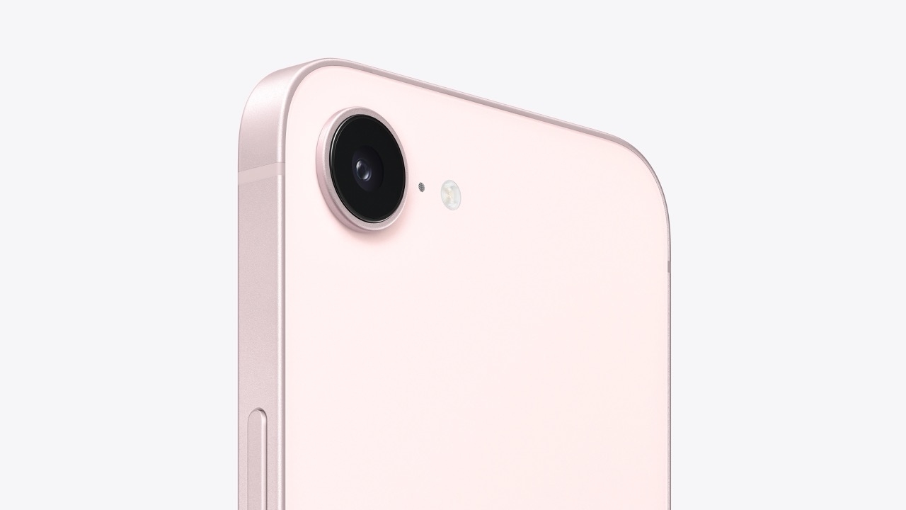 iPhone 17e en rose pâle