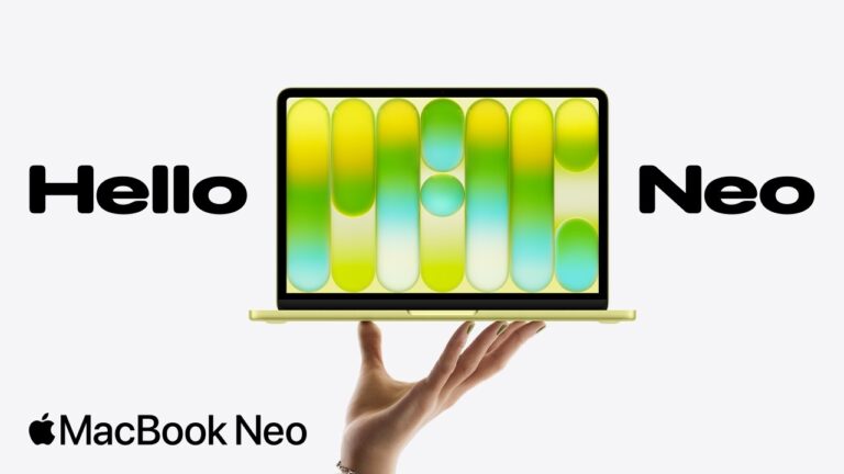 Vidéo de présentation du MacBook Néo