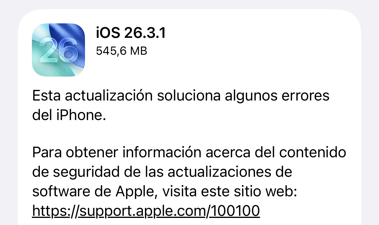 iOS 26.3.1