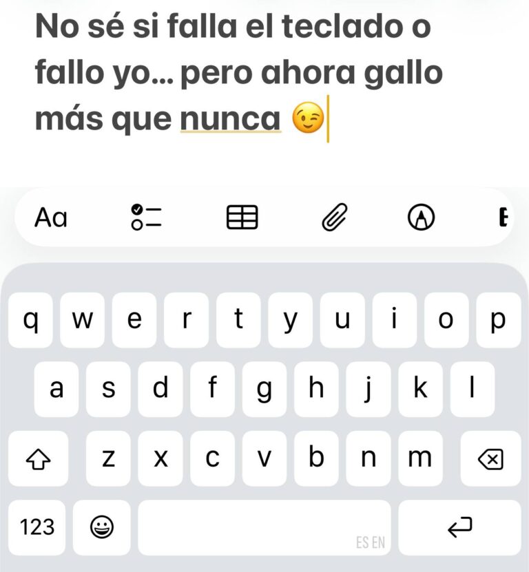 Teclado virtual de iOS 26