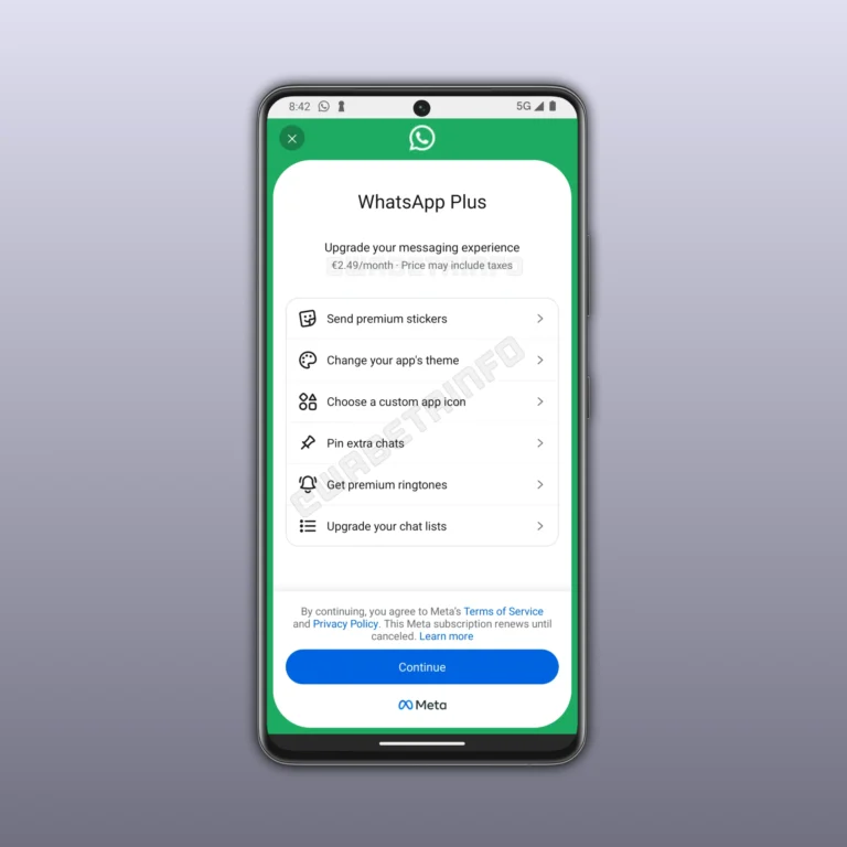 Meta teste déjà l'abonnement premium WhatsApp à 2,49 € par mois