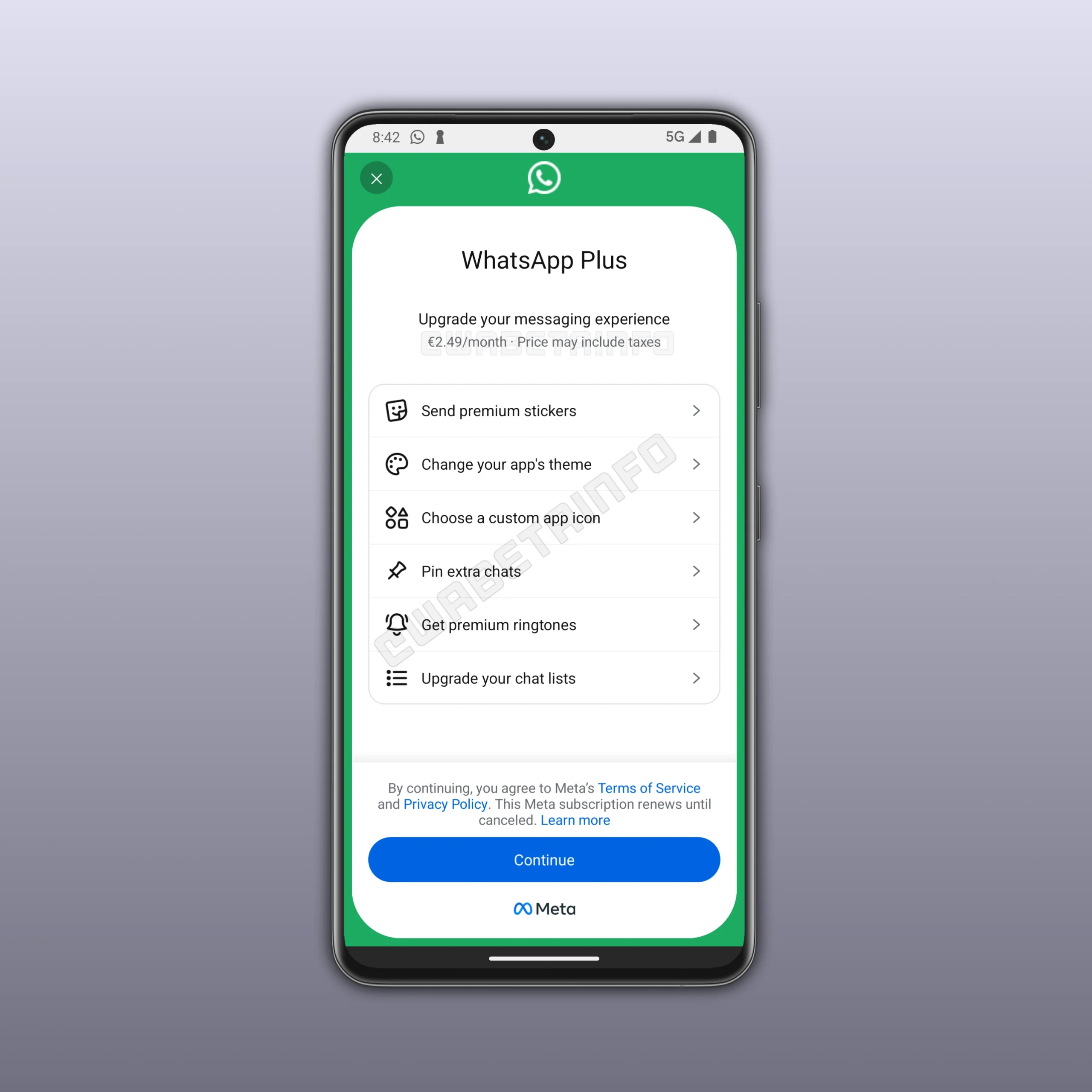 WhatsApp Plus por 2,49€ al mes