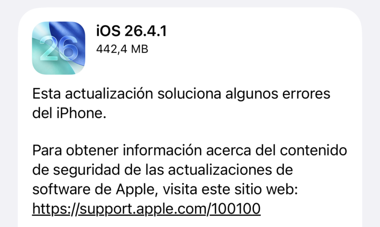 iOS 26.4.1 maintenant disponible