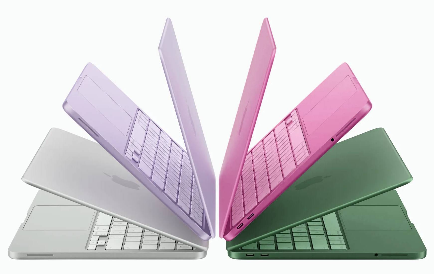 MacBook Neo en colores diferentes