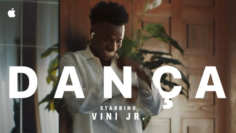Nouvelle publicité télévisée avec Vinicius Jr pour promouvoir les AirPods Pro 3