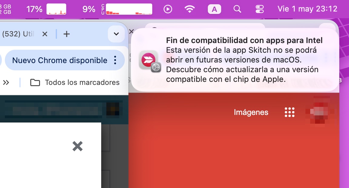 Fin de la prise en charge des applications pour les processeurs Intel x86 sur macOS