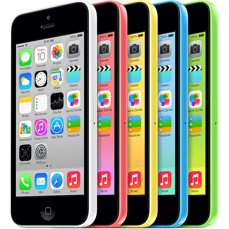 Colores del iPhone 5C