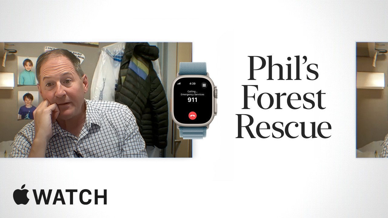 Nouvelle vidéo Apple expliquant comment la détection de chute de la Watch sauve la vie d'un homme blessé