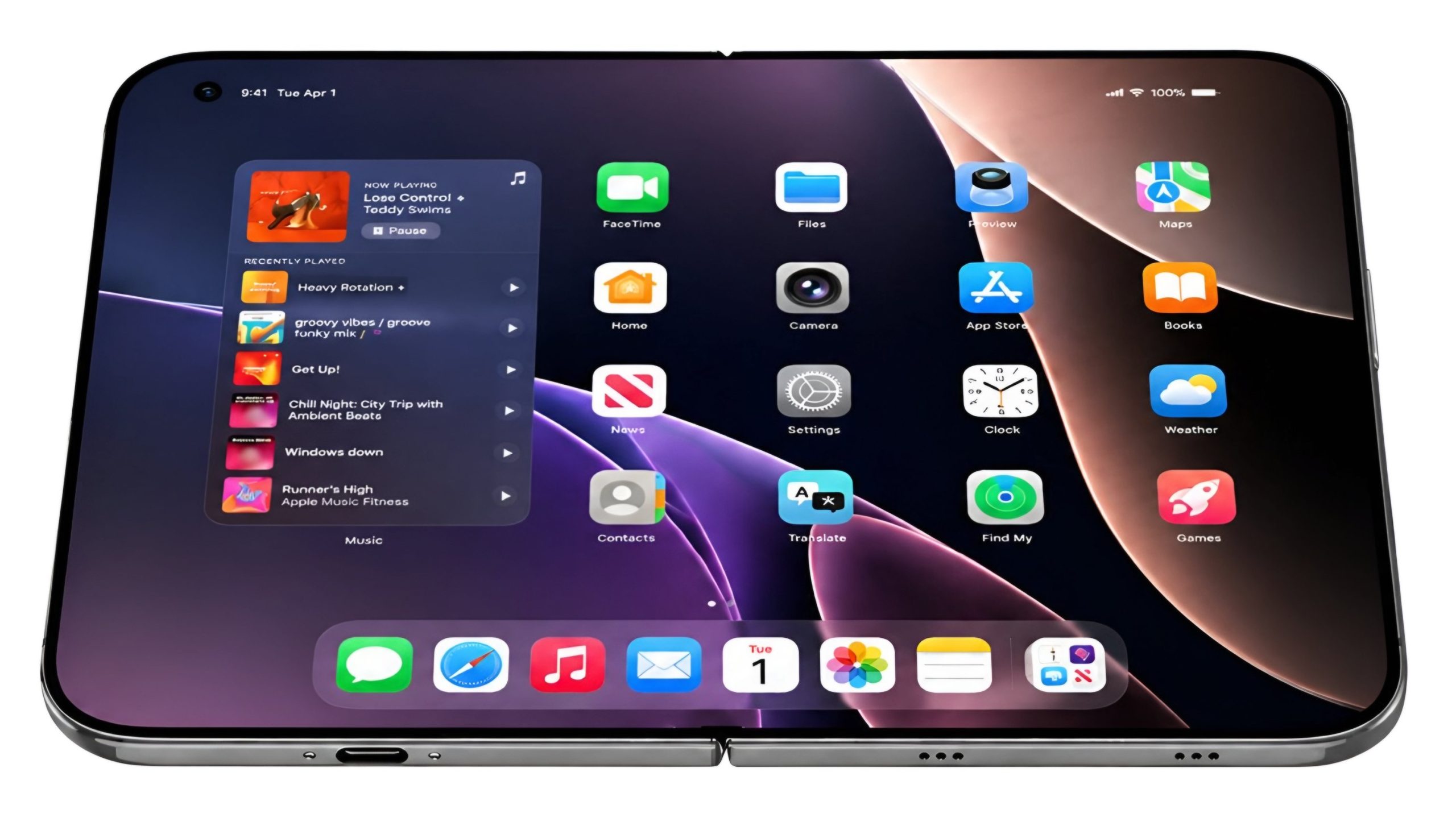 Render del supuesto iPhone Ultra