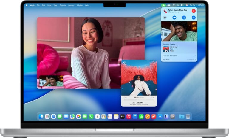Compartir música durante una llamada de FaceTime