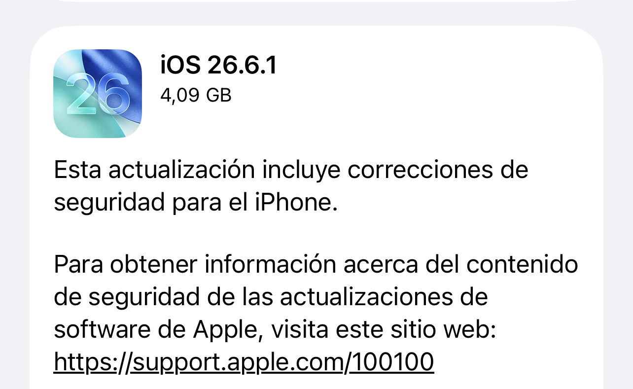 iOS 26.6.1