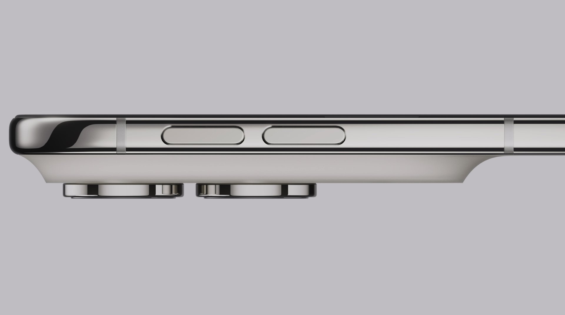 La zone du plateau avec les caméras arrière est typique de l'iPhone, plus épaisse pour accueillir les modules de caméra