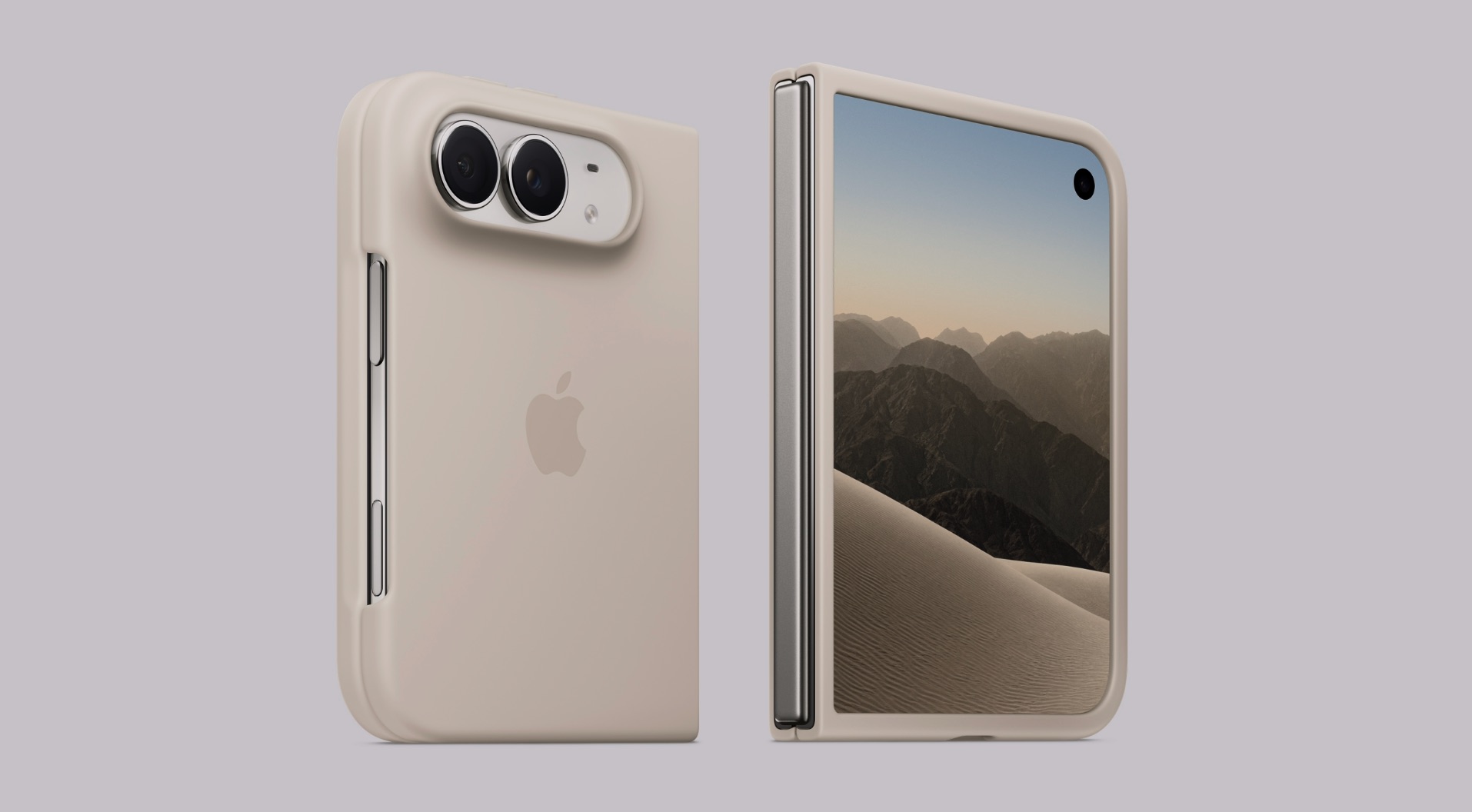 iPhone Duo en funda blanca