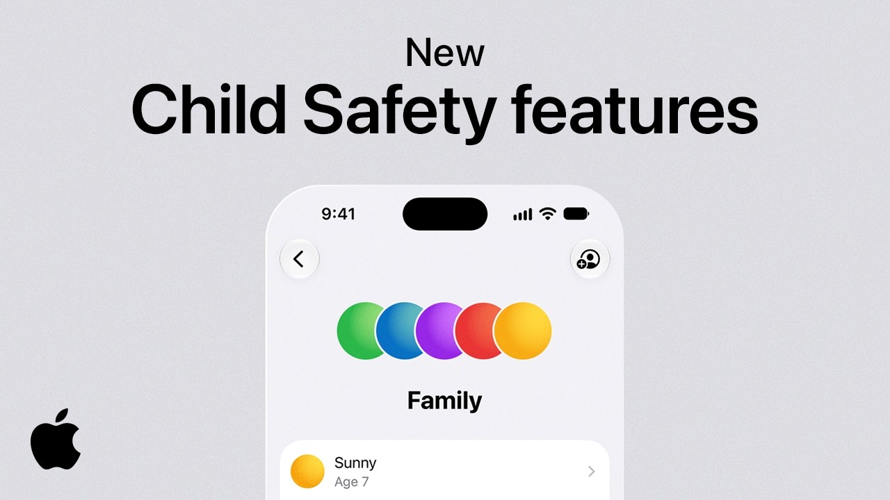 Nouvelle vidéo expliquant ce que vous pouvez faire avec le contrôle parental amélioré d'iOS 27