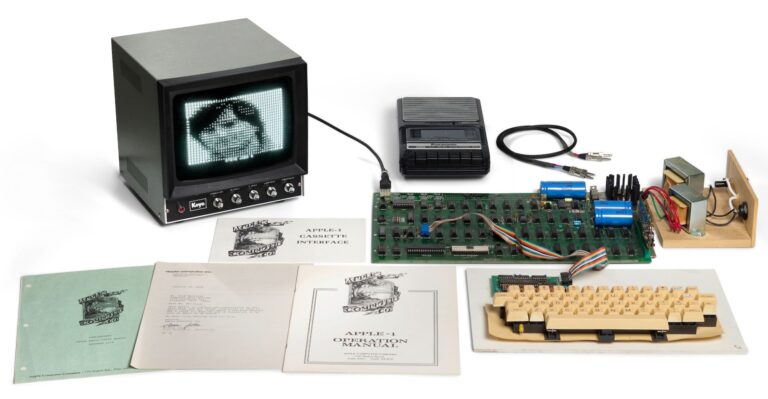 Apple I subastado en Bonhams