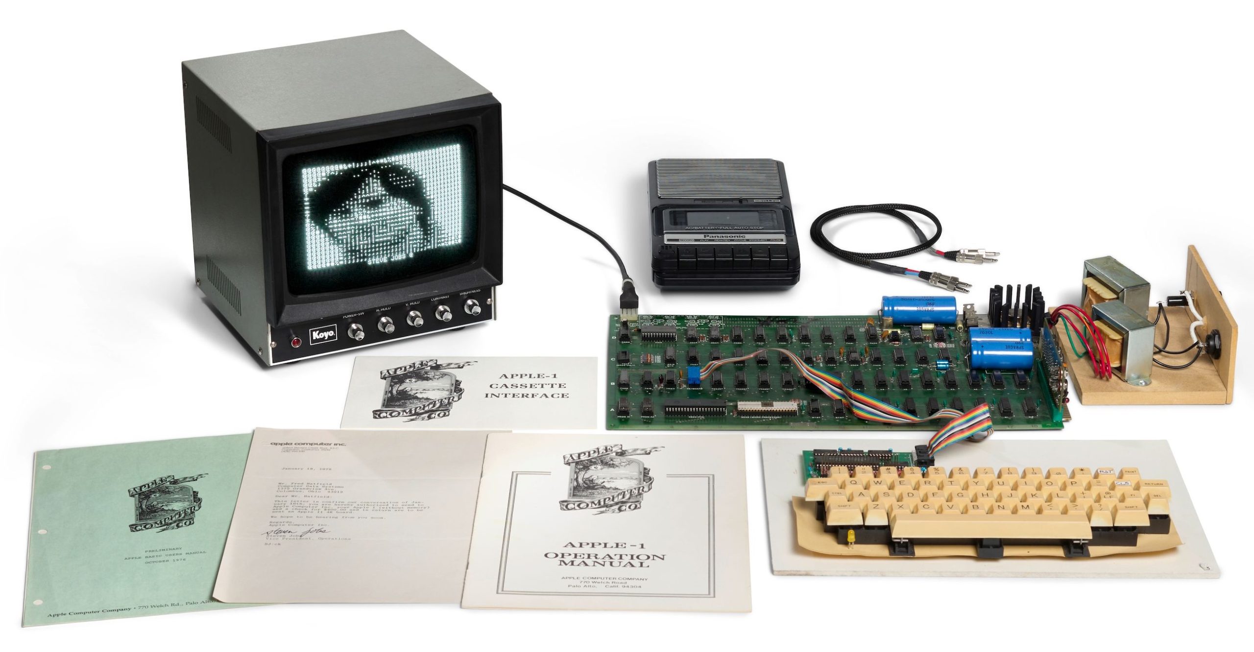 Apple I subastado en Bonhams