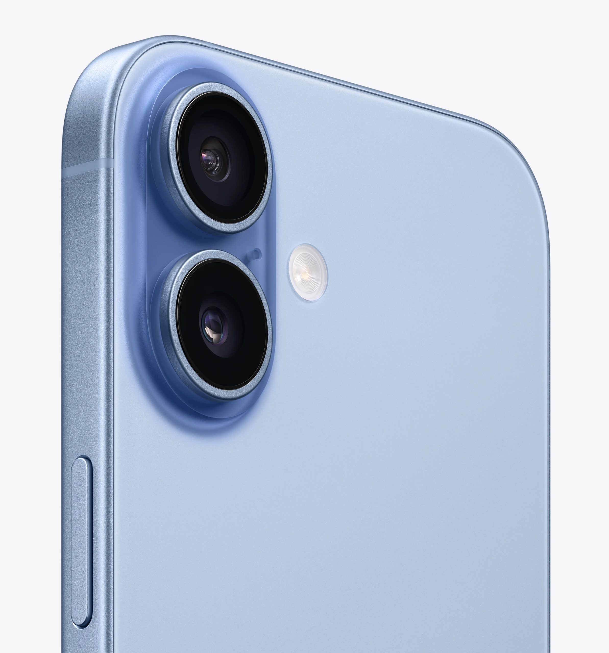 iPhone 17 en bleu brume