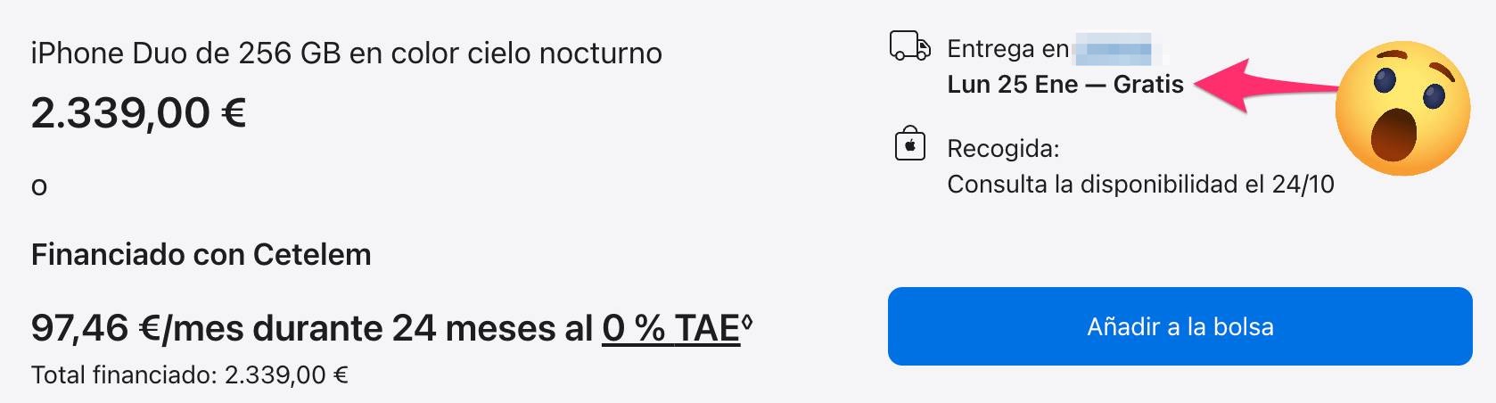 L'iPhone Duo sera livré trois mois plus tard