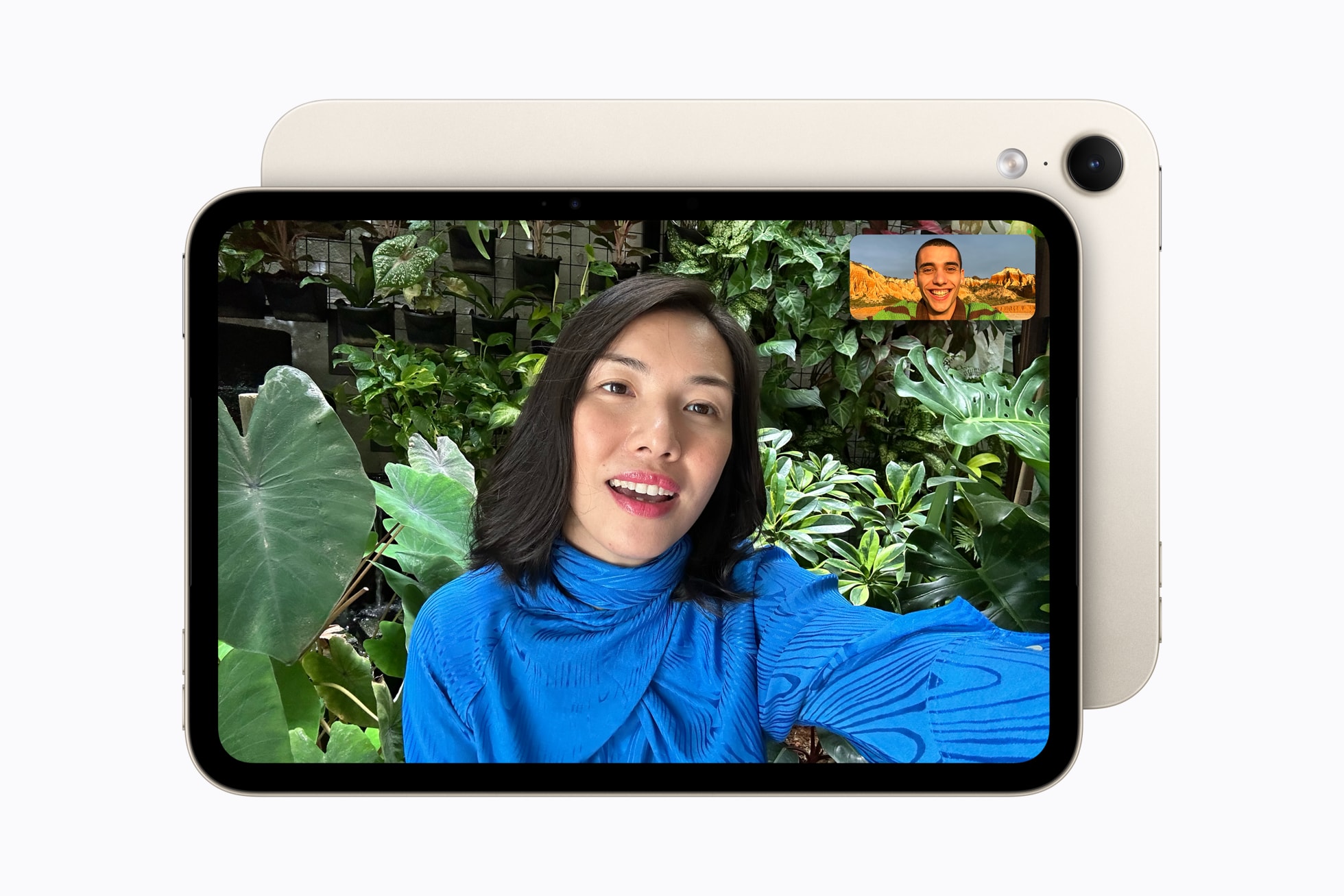 FaceTime horizontalement avec un iPad mini OLED