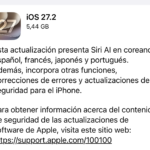 iOS 27.2 maintenant disponible, corrige plus de 160 vulnérabilités